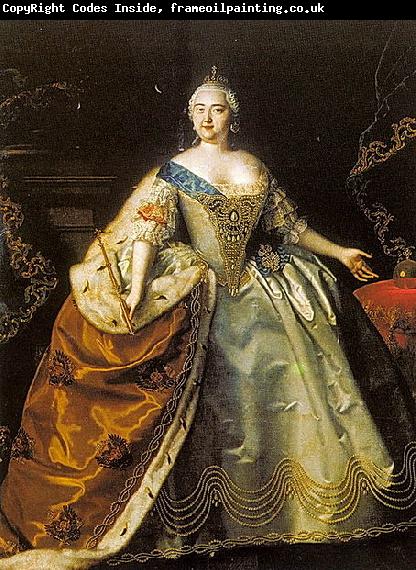 Louis Caravaque Portrait of Elizabeth of Russia